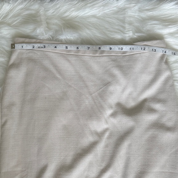 Ann Taylor Neutral Beige Pencil Skirt - Picture 3 of 7